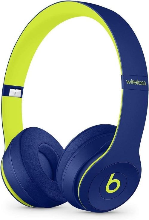 Beats by Dr. Dre – Beats Solo3 Wireless On-Ear Headphones – Beats Pop Collection- POP Indigo(Renewed)