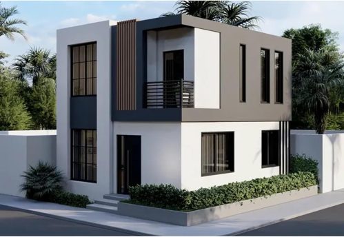 Luxury Prefabricated 3-Bedroom Tiny House – Modern Double-Storey Modular Home Villa for Affordable Living and Guest House Use