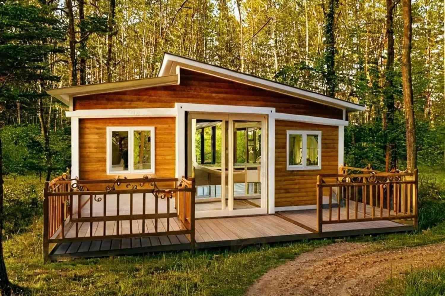Portable Modular Container Shop Unit, Prefabricated Steel Café & Kiosk Structure 20ft 40ft, Customizable Shipping Container Building for Commercial & Outdoor Use - Image 4
