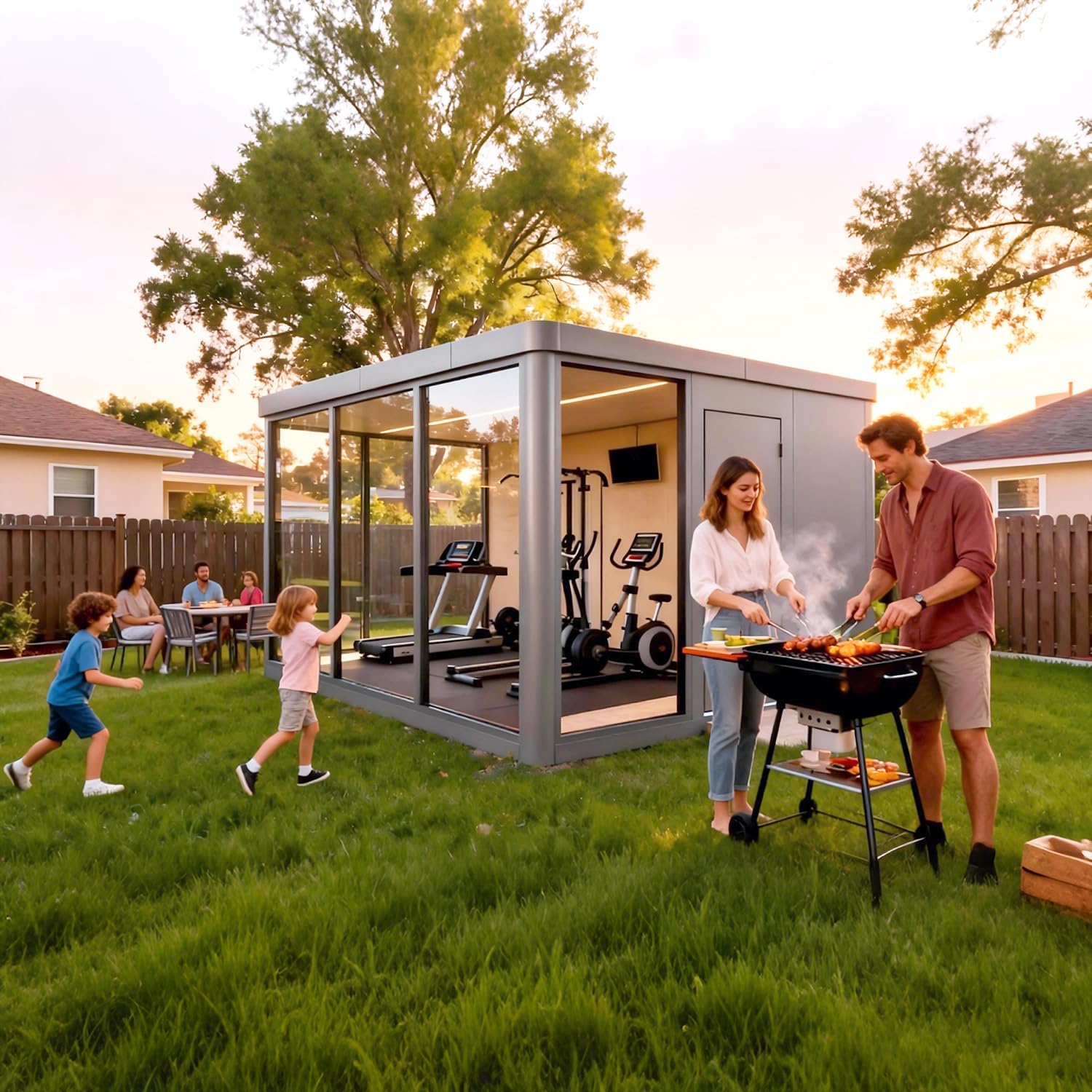 Modular Pods,ADUs/Prefab Studios Suitable for Office Work, Exercise and Dining in The Backyard T10 - Image 4