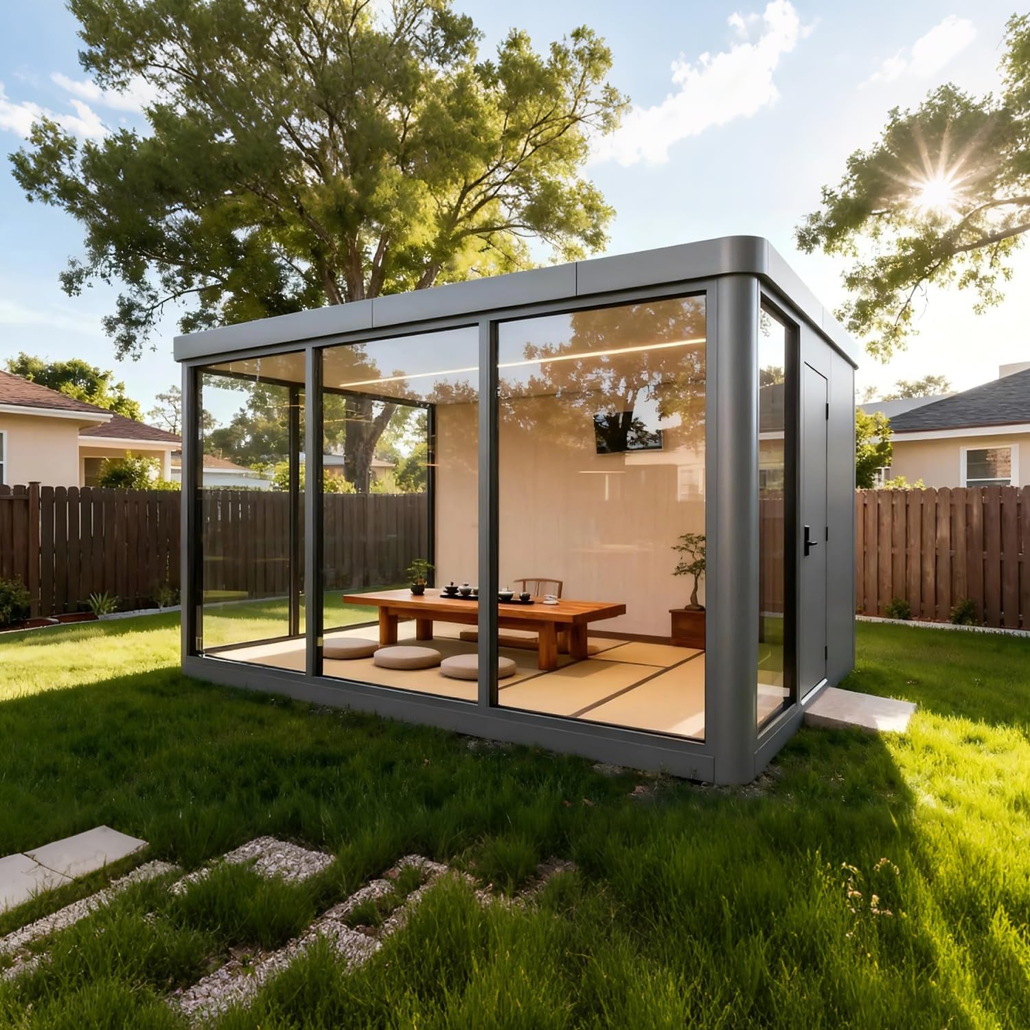 Modular Pods,ADUs/Prefab Studios Suitable for Office Work, Exercise and Dining in The Backyard T10 - Image 5