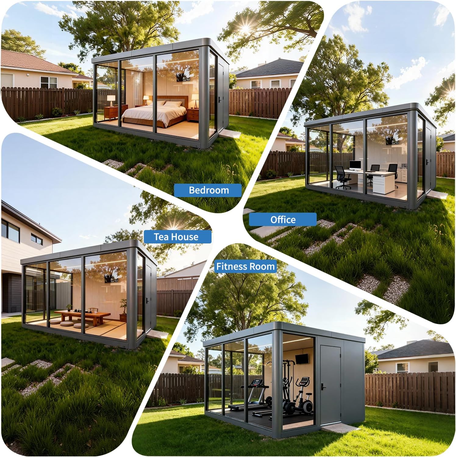 Modular Pods,ADUs/Prefab Studios Suitable for Office Work, Exercise and Dining in The Backyard T10 - Image 7